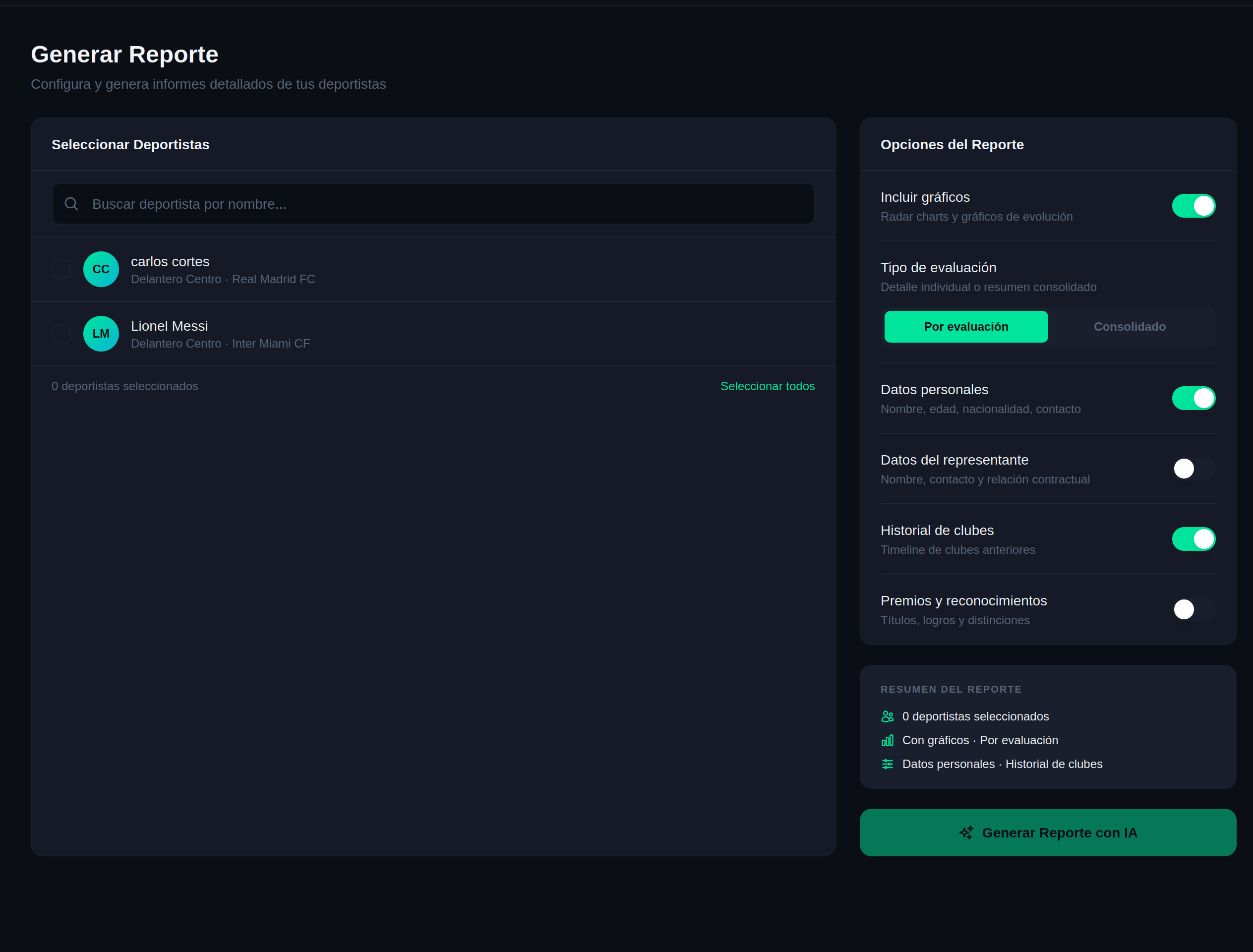ElaScout - Generación de reportes con IA